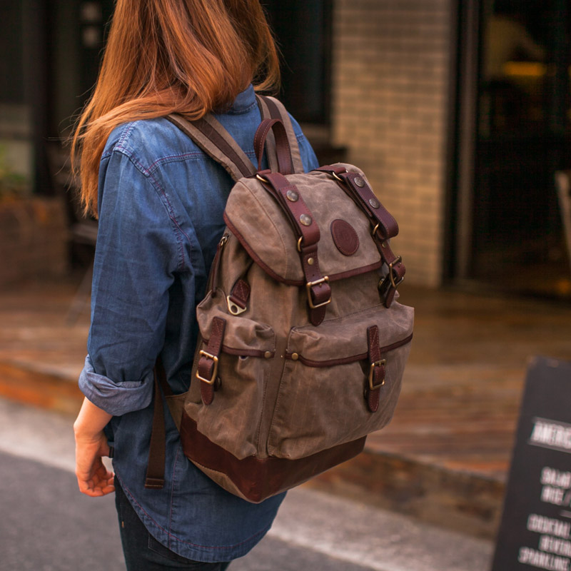 Waxed Canvas Backpacks & Bags for Work & Weekend