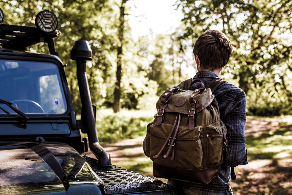 A man’s backpack for a life of adventure.